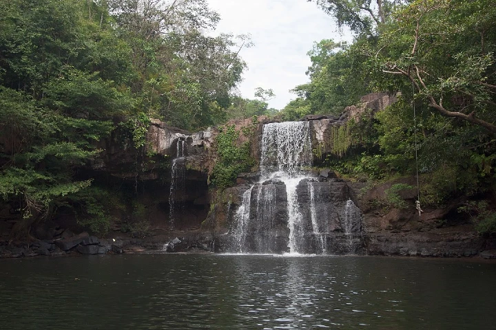 a waterfall, one of the best Koh Kood attractions