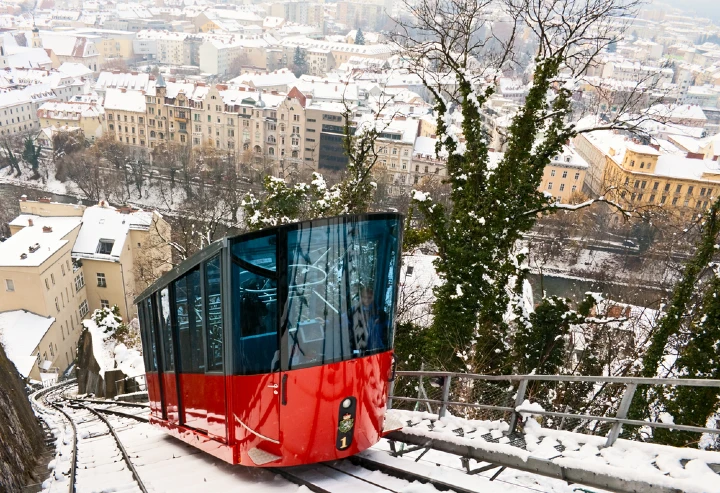 รถราง Schlossberg Funicular